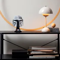Constructor LEGO The Mandalorian Helmet Clasic/ Gray photo 6