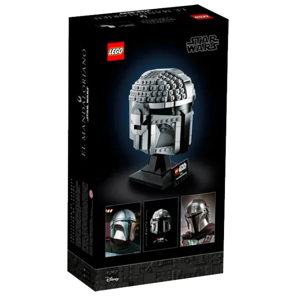 Constructor LEGO The Mandalorian Helmet Clasic/ Gray photo 11 Constructor LEGO The Mandalorian Helmet Clasic/ Gray photo 11