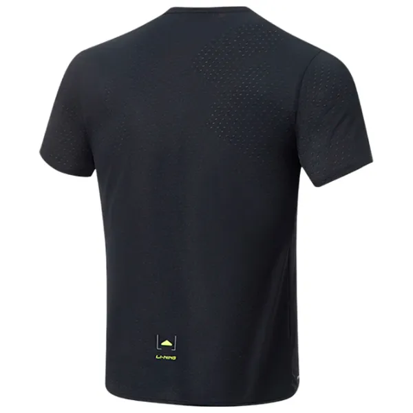 Tricou pentru bărbați Li-Ning ATST083-4B 100% poliester/ Black photo 2