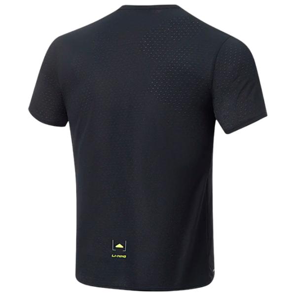 Tricou pentru bărbați Li-Ning ATST083-4B 100% poliester/ Black photo 2