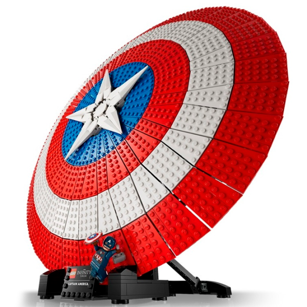 Constructor LEGO Captain America's Shield Clasic/ Multicolor photo 3