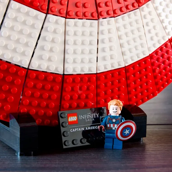 Constructor LEGO Captain America's Shield Clasic/ Multicolor photo 8