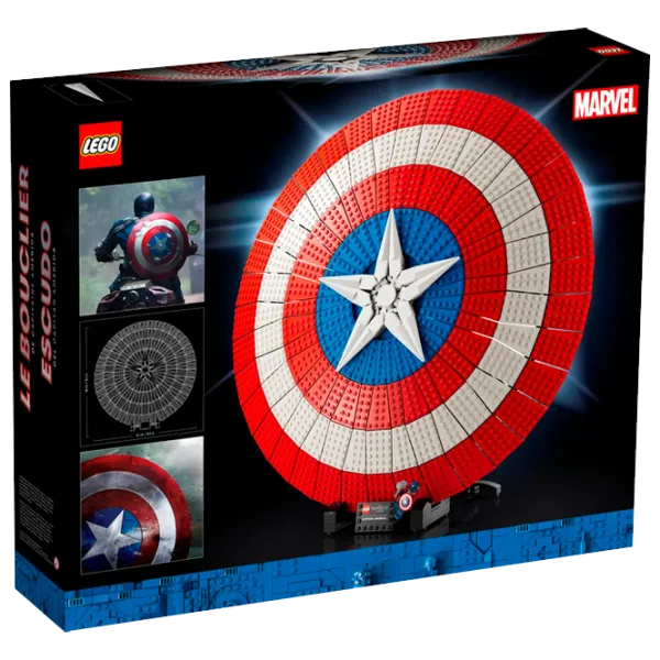 Constructor LEGO Captain America's Shield Clasic/ Multicolor photo 9
