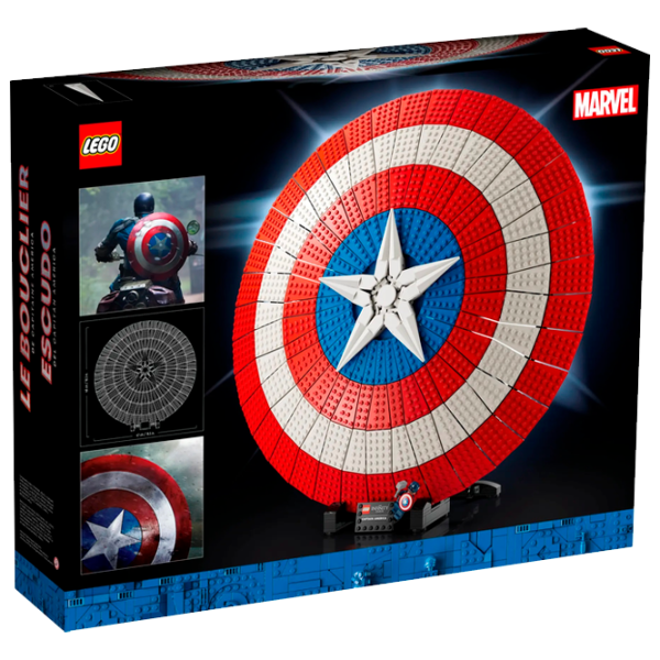 Constructor LEGO Captain America's Shield Clasic/ Multicolor photo 9