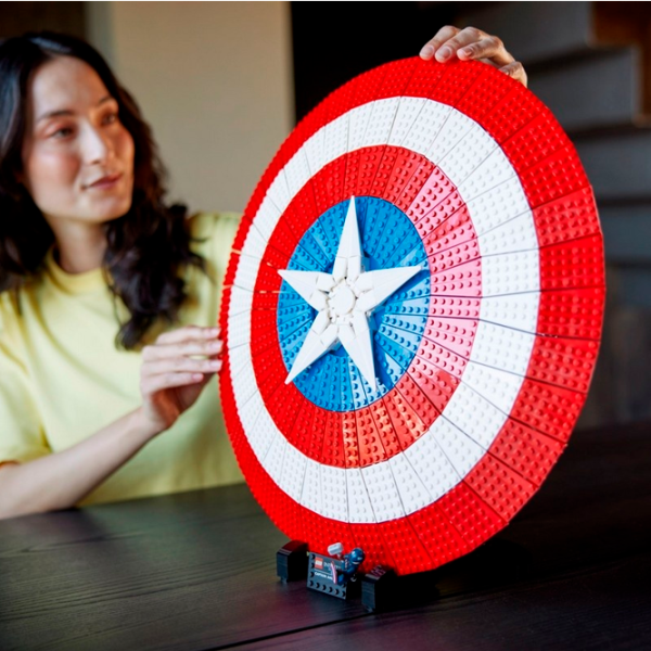 Constructor LEGO Captain America's Shield Clasic/ Multicolor photo 10