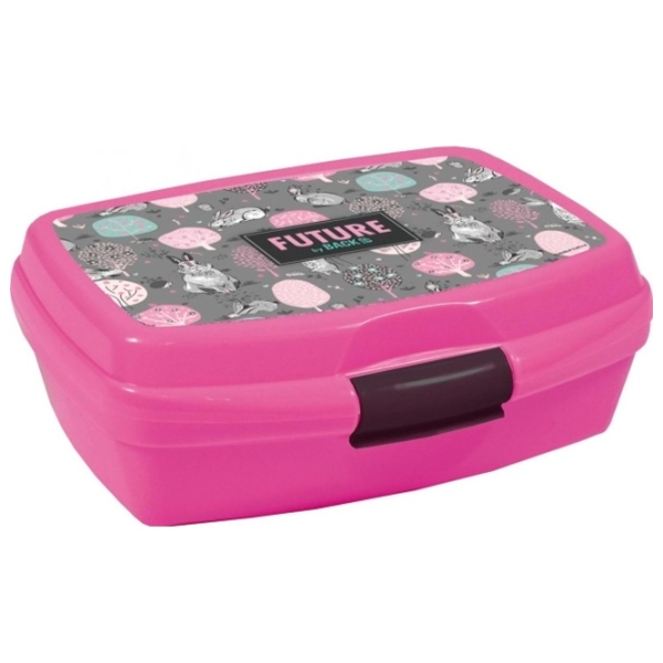 Lunch box BackUP Bunnies SDF14 Plastic/ Pink photo 1 Lunch box BackUP Bunnies SDF14 Plastic/ Pink photo 1