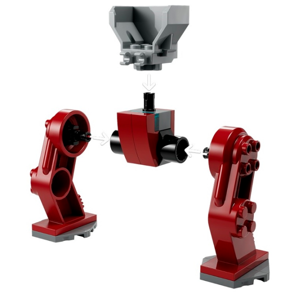 Constructor LEGO Iron Man Hulkbuster vs. Thanos Scenă din film/ Multicolor photo 6