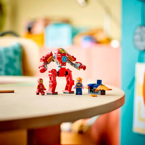 Constructor LEGO Iron Man Hulkbuster vs. Thanos Scenă din film/ Multicolor photo 7