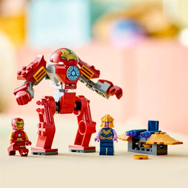 Constructor LEGO Iron Man Hulkbuster vs. Thanos Scenă din film/ Multicolor photo 8