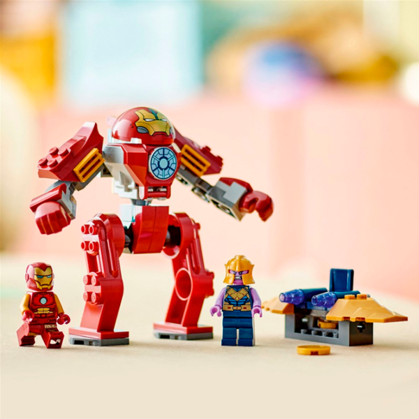 Constructor LEGO Iron Man Hulkbuster vs. Thanos Scenă din film/ Multicolor photo 8