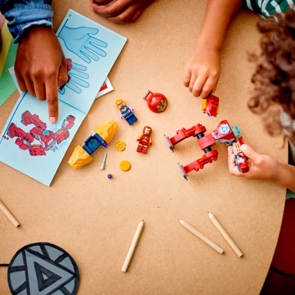 Constructor LEGO Iron Man Hulkbuster vs. Thanos Scenă din film/ Multicolor photo 9