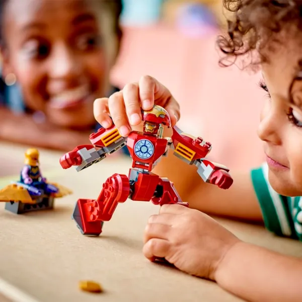 Constructor LEGO Iron Man Hulkbuster vs. Thanos Scenă din film/ Multicolor photo 10