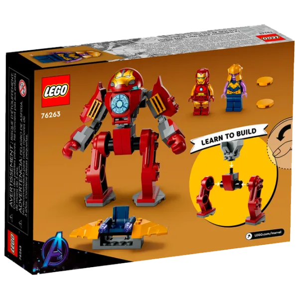 Constructor LEGO Iron Man Hulkbuster vs. Thanos Scenă din film/ Multicolor photo 11