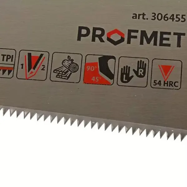 Ножовка Для дерева Profmet 306455 500 мм/ Cталь photo 2