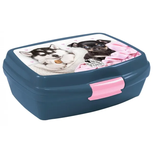 Lunch box Derform Cleo & Frank SCF38 0.6 l/ Plastic/ Blue photo 1