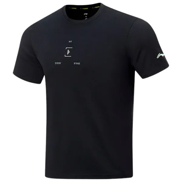 Tricou pentru bărbați Li-Ning ATST079-1B 100% poliester/ Black photo 1 Tricou pentru bărbați Li-Ning ATST079-1B 100% poliester/ Black photo 1