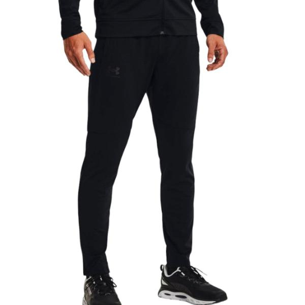 Pantaloni sportivi pentru bărbați Under Armour ua pique track pant-blk S/ Black photo 1 Pantaloni sportivi pentru bărbați Under Armour ua pique track pant-blk S/ Black photo 1