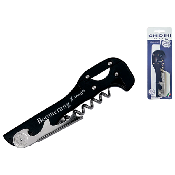 Tirbușon Ghidini Daily Boomerang Black photo 2