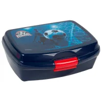 Lunch box Derform Football SPI19 0.6 l/ Plastic/ Blue