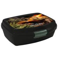 Ланч-бокс Derform Dinosaurs SDN18 0.6 л/ Пластик/ Black