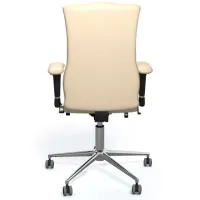 Fotoliu de birou Kulik System Elegance ECO Piele/ Beige photo 2