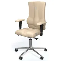 Fotoliu de birou Kulik System Elegance ECO Piele/ Beige photo 3