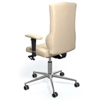 Fotoliu de birou Kulik System Elegance ECO Piele/ Beige photo 5