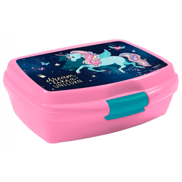 Ланч-бокс Derform Unicorn ZSBJR13 0.33 л/ Пластик/ Pink photo 1 Ланч-бокс Derform Unicorn ZSBJR13 0.33 л/ Пластик/ Pink photo 1