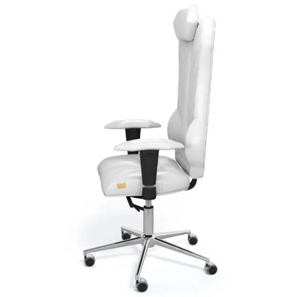 Офисное кресло Kulik System Monarch ЭКО Кожа/ White photo 4 Офисное кресло Kulik System Monarch ЭКО Кожа/ White photo 4