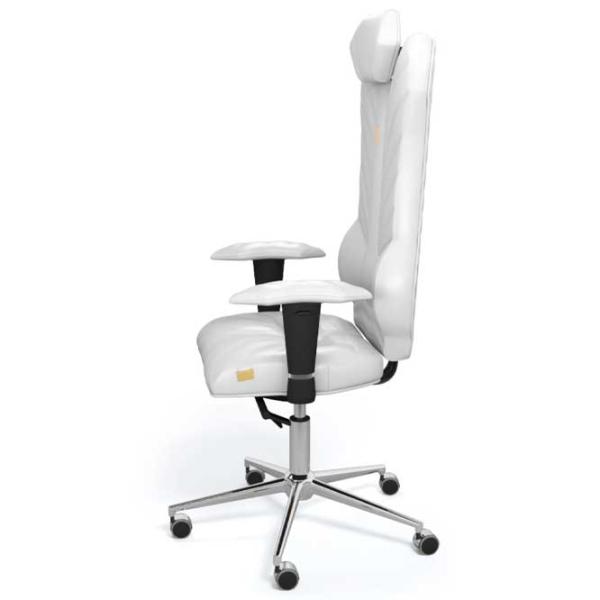 Офисное кресло Kulik System Monarch ЭКО Кожа/ White photo 4 Офисное кресло Kulik System Monarch ЭКО Кожа/ White photo 4