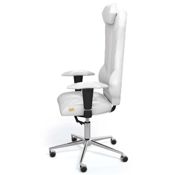 Офисное кресло Kulik System Monarch ЭКО Кожа/ White photo 5 Офисное кресло Kulik System Monarch ЭКО Кожа/ White photo 5