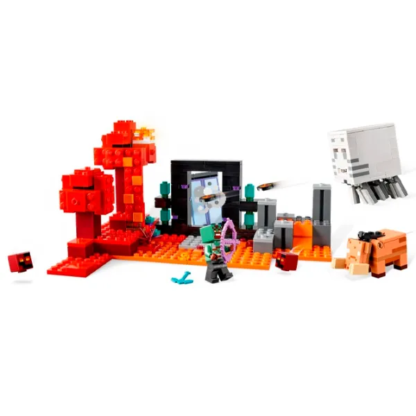 Constructor LEGO The Nether Portal Ambush Clasic/ Multicolor photo 3