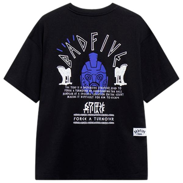 Tricou pentru bărbați Li-Ning AHST285-4B 100% bumbac/ Black photo 2