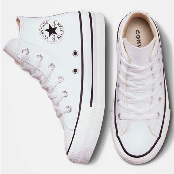 Кеды для женщин Converse Chuck Taylor All Star Lift Platform Демисезон/ White photo 5