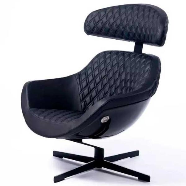 Fotoliu de birou Snite Prime Piele artificială/ Black photo 4 Fotoliu de birou Snite Prime Piele artificială/ Black photo 4