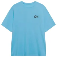 Tricou pentru bărbați Li-Ning AHST179-6B 36% poliester/ Blue
