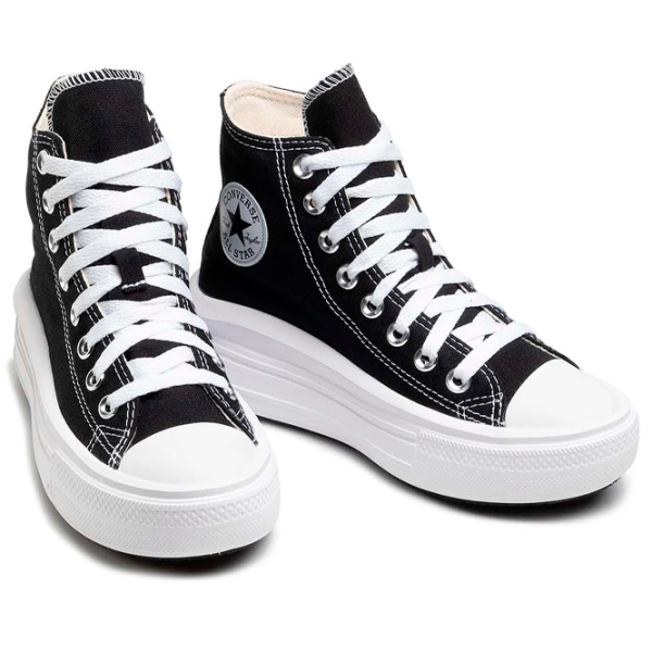 Ghete pentru femei Converse Chuck Taylor All Star Move Demisezon/ Black photo 1