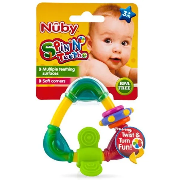 Игрушка для прорезывания зубов Nuby ID664 от 3 месяцев photo 2