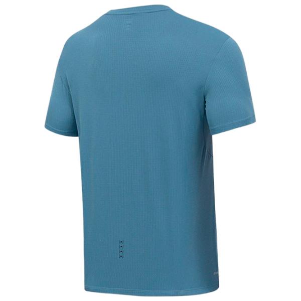 Tricou pentru bărbați Li-Ning ATST081-7B 100% poliester/ Blue photo 2
