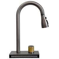 Baterie pentru bucătărie SanDonna VOR58542 pivotantă/ Oțel inoxidabil/ Crom