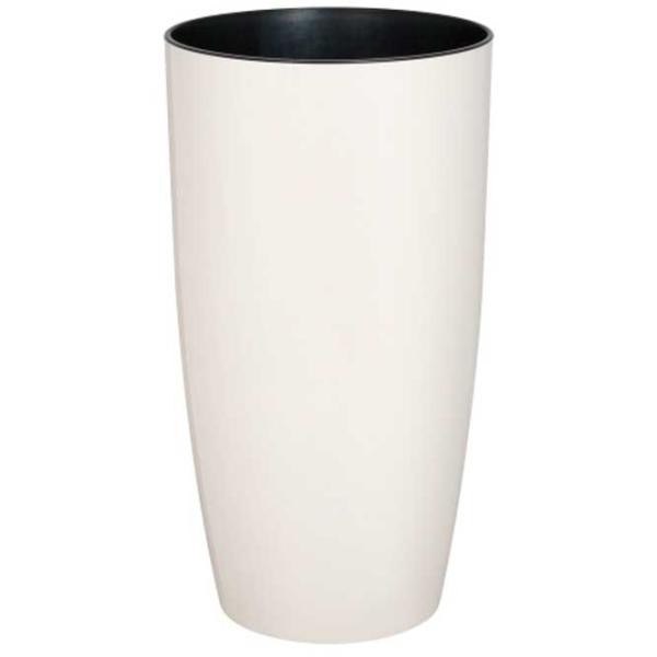 Ghiveci pentru flori Aleana Alfa White/ Plastic/ Pe podea photo 1