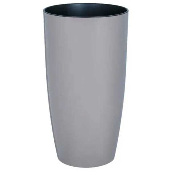 Ghiveci pentru flori Aleana Alfa White/ Plastic/ Pe podea photo 4