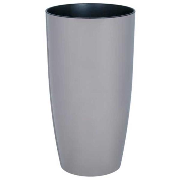 Ghiveci pentru flori Aleana Alfa White/ Plastic/ Pe podea photo 4
