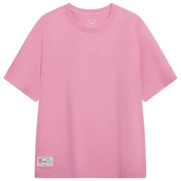Tricou pentru bărbați Li-Ning AHST187-8B 100% bumbac/ Pink photo 1 Tricou pentru bărbați Li-Ning AHST187-8B 100% bumbac/ Pink photo 1