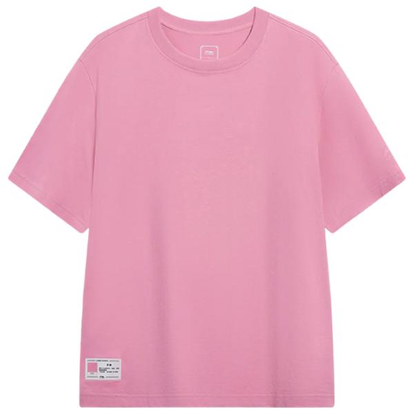 Tricou pentru bărbați Li-Ning AHST187-8B 100% bumbac/ Pink photo 1 Tricou pentru bărbați Li-Ning AHST187-8B 100% bumbac/ Pink photo 1