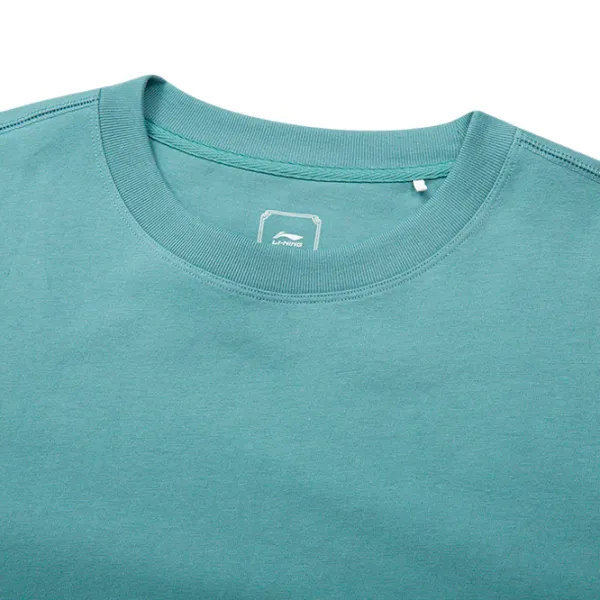 Tricou pentru bărbați Li-Ning AHST187-11B 100% bumbac/ Blue photo 3