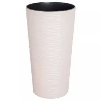 Ghiveci pentru flori Aleana Fiujin White/ Plastic/ Pe pervaz