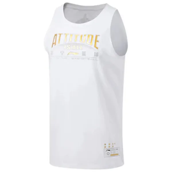 Maiou pentru bărbați Li-Ning AVST037-11B 3XL/ White photo 1
