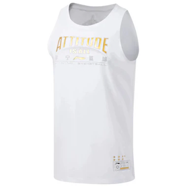 Maiou pentru bărbați Li-Ning AVST037-11B 3XL/ White photo 1