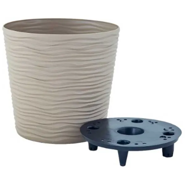 Ghiveci pentru flori Aleana Fiujin White/ Plastic/ Pe pervaz photo 2